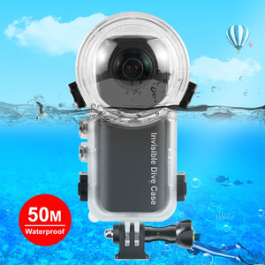 PULUZ Wasserdichtes Unterwassergehäuse für Insta360 X4 – 50 Meter wasserdicht