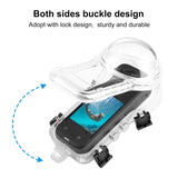 PULUZ Wasserdichtes Unterwassergehäuse für Insta360 X4 – 50 Meter wasserdicht