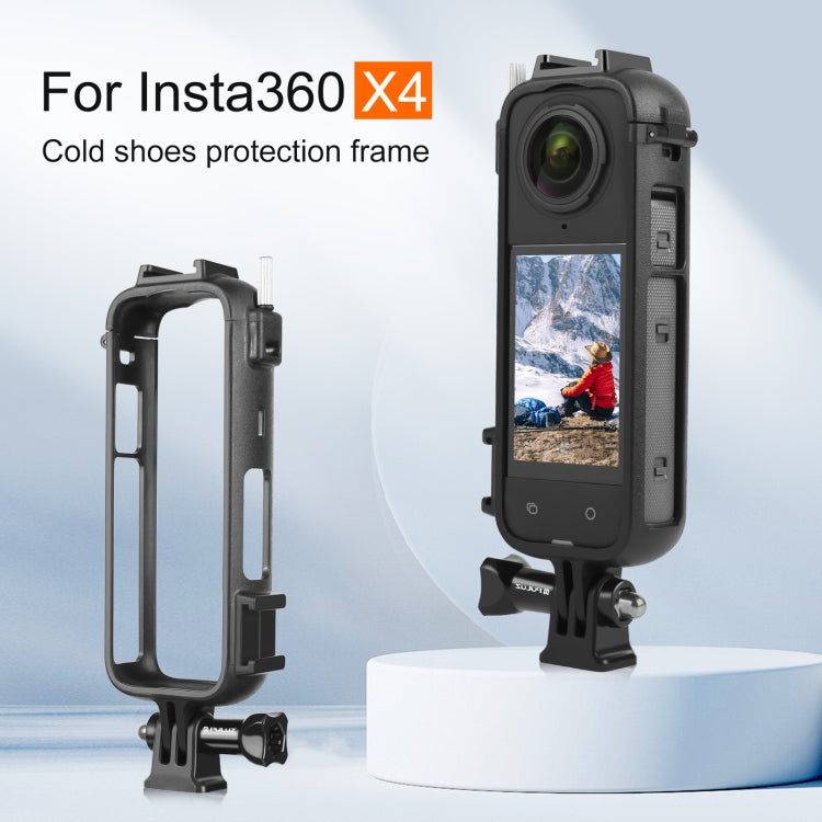 Insta360 X4 PULUZ Cold Shoe Schutzrahmen PC-Kunststoff – Schutz und Vielseitigkeit für Ihre Kamera