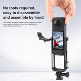 Insta360 X4 PULUZ Cold Shoe Telaio Protettivo in Plastica PC – Protezione e Versatilità per la tua Fotocamera