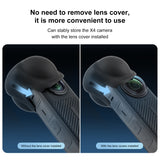 PULUZ Copriobiettivo Protettivo in Silicone per Insta360 X4 / X5 – Protezione Leggera e Flessibile