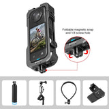 Per Insta360 X4 PULUZ Telaio protettivo per gabbia protettiva in metallo con ...