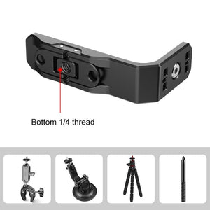 PULUZ Vertikale/Horizontale L-Halterung aus Metall für Insta360 X4
