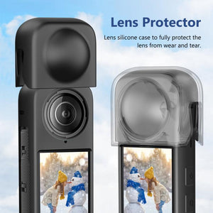 Per Insta360 X4 PULUZ Custodia protettiva in silicone antipolvere per tutto i...