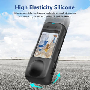 Per Insta360 X4 PULUZ Custodia protettiva in silicone antipolvere per tutto i...