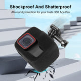 PULUZ Windschutzscheibe aus hochdichtem Schaumstoff für Insta360 Ace / Ace Pro – Reduzierung von Windgeräuschen und Schutz der Kamera