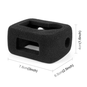 PULUZ Windschutzscheibe aus hochdichtem Schaumstoff für DJI Osmo Action 5 Pro / 4 / 3 – Reduzierung und Schutz vor Windgeräuschen