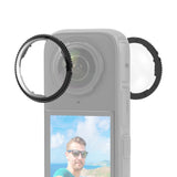 PULUZ Drehverschluss-Objektivschutz aus gehärtetem Glas für Insta360 X4 – Maximale Klarheit und Widerstandsfähigkeit