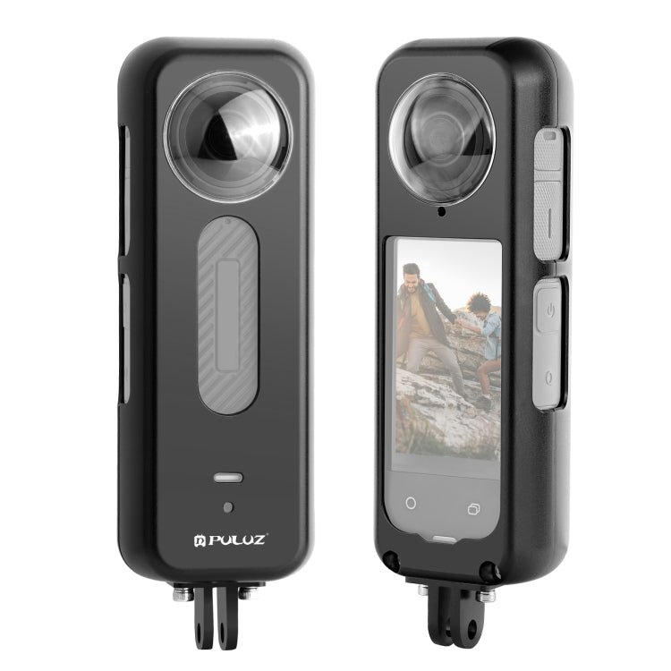 PULUZ Telaio Protettivo in Lega di Alluminio per Insta360 X4 con Protezione Obiettivo