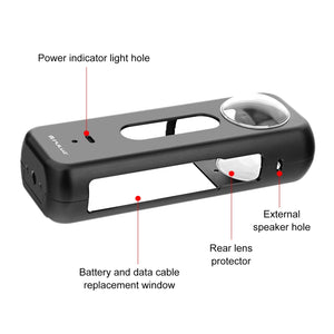 PULUZ Telaio Protettivo in Lega di Alluminio per Insta360 X4 con Protezione Obiettivo