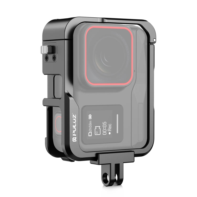 PULUZ Metall-Schutzkäfig-Adapterrahmen für Insta360 Ace Pro – Kompatibel mit vertikalen Aufnahmen und Zubehör