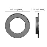PULUZ Metallfilterhalter für DJI Osmo Action 4 – Schutzrahmen kompatibel mit 49-mm-Filtern