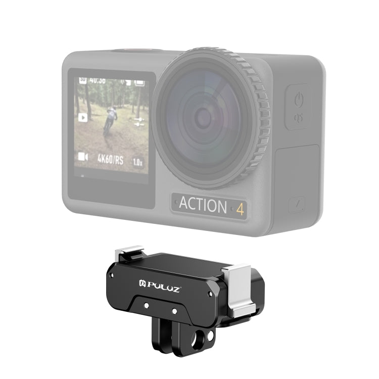 PULUZ Schnellwechsel-Magnetbasis für DJI Osmo Action 4 / 3 / 5 Pro – Universalhalterung mit 1/4"-Gewinde