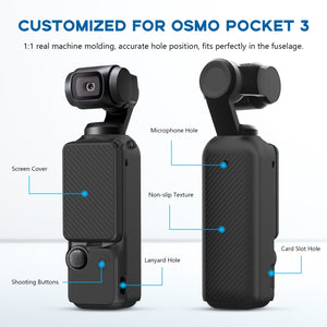 DJI Osmo Pocket 3 PULUZ 2-in-1-Silikonhülle mit Gurt 