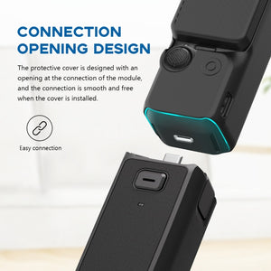 DJI Osmo Pocket 3 PULUZ 2-in-1-Silikonhülle mit Gurt 