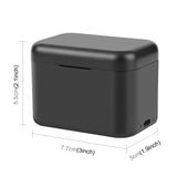 PULUZ Dual Slot Ladegerät für Insta360 X4 – Akkuladehülle + Speicherkartenhalter, LED-Anzeigen, USB-C, kompakt und sicher