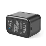 PULUZ Dual Slot Ladegerät für Insta360 X4 – Akkuladehülle + Speicherkartenhalter, LED-Anzeigen, USB-C, kompakt und sicher