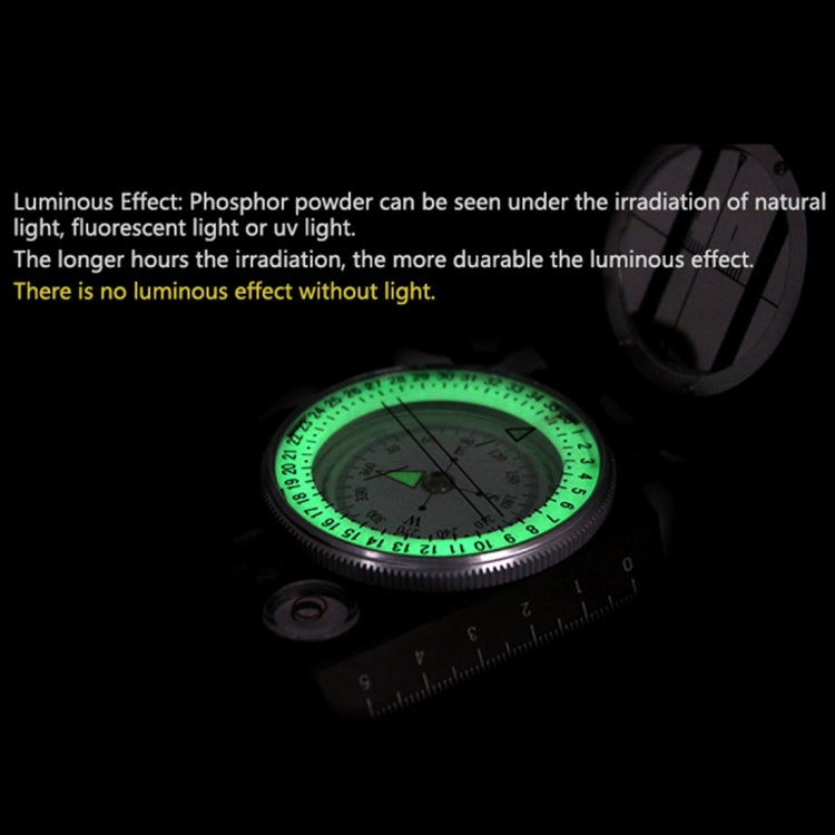 Bussola militare tascabile GoldGood DC60-2A con display luminoso per