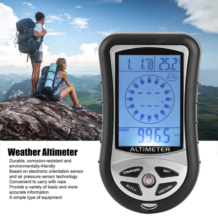 Orologio Digitale Multifunzionale 8 in 1 con Altimetro, Meteo,