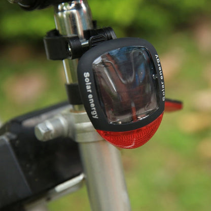 Fanale Posteriore per Bicicletta Ricaricabile a Energia Solare con 2