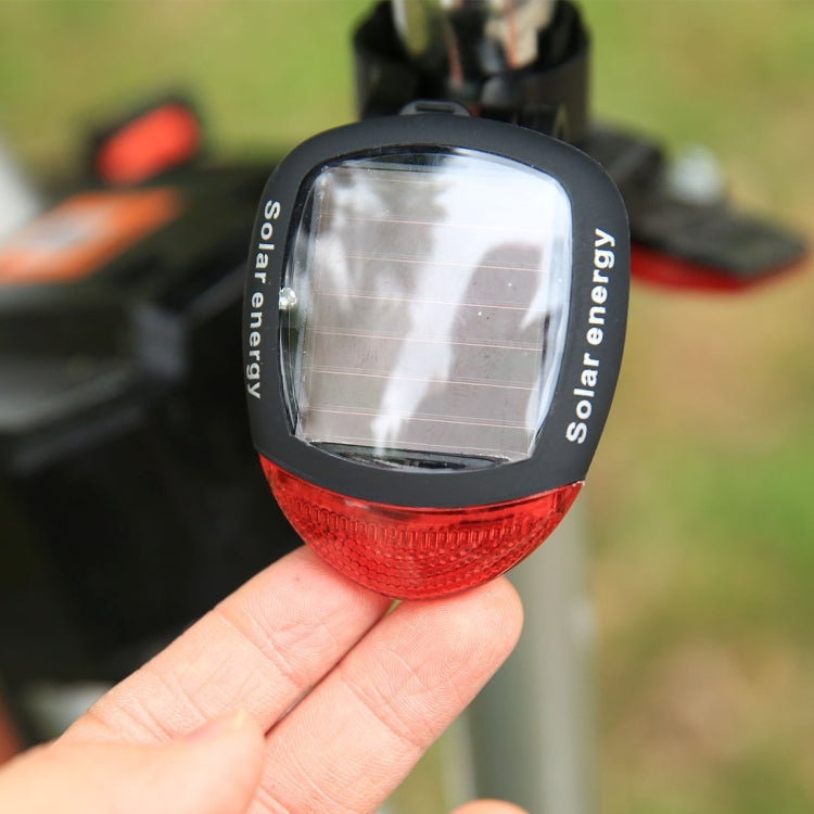 Fanale Posteriore per Bicicletta Ricaricabile a Energia Solare con 2