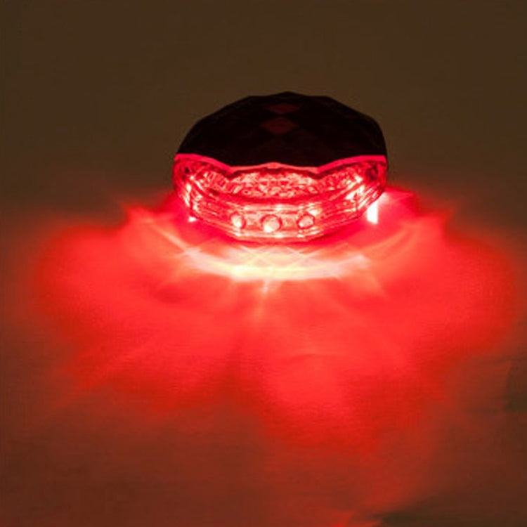 Luce a LED per bicicletta Laser notturno per mountain bike Fanale posteriore Fanale posteriore MTB Avvertimento di sicurezza Lampada per luce posteriore per bicicletta Luce per bicicletta, Red, Blue