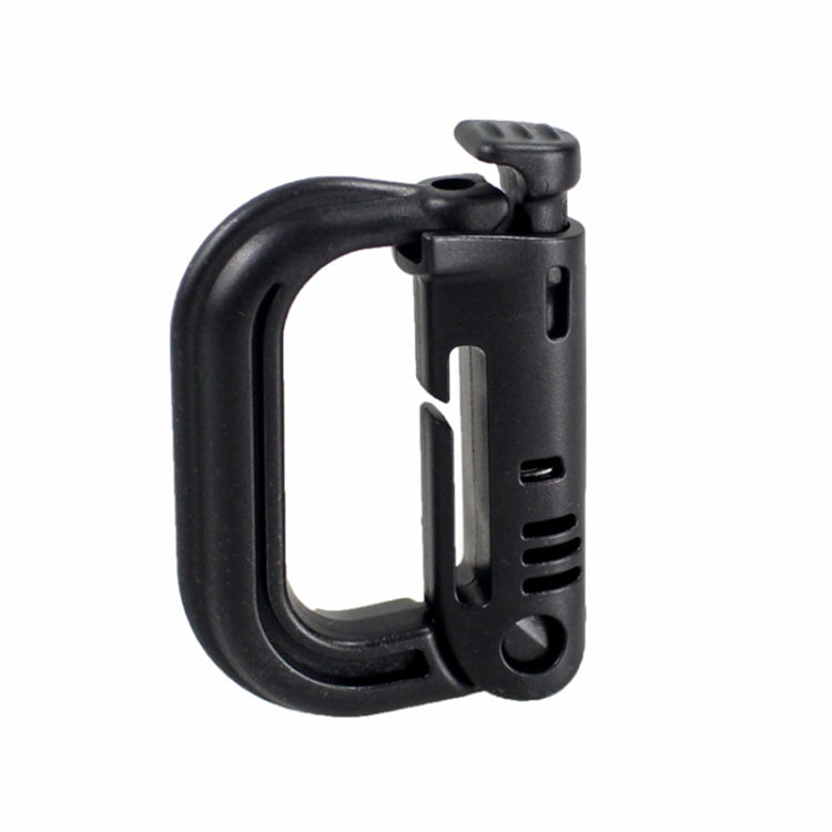 Moschettone portatile in plastica, 4 pezzi in una confezione, il prezzo è per 4 pezzi (grigio chiaro), 4PCS Plastic Carabiner