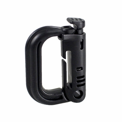 Moschettone portatile in plastica, 4 pezzi in una confezione, il prezzo è per 4 pezzi (grigio chiaro), 4PCS Plastic Carabiner