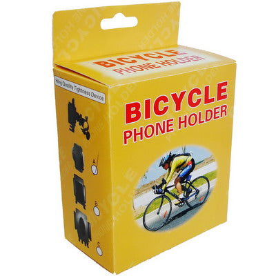 Supporto universale per bicicletta antisismico con rotazione a 360 gradi (portabiciclette) per iPhone 5 e 5S e 5C / iPhone 4 e 4S / Altri telefoni cellulari / MP4 / PDA, Larghezza: 4 cm - 7,2 cm, 018B