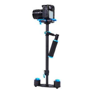Stabilizzatore portatile in fibra di carbonio PULUZ 38,5-61 cm per video e fo...