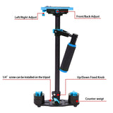 Stabilizzatore portatile in fibra di carbonio PULUZ 38,5-61 cm per video e fo...
