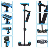 Stabilizzatore portatile in fibra di carbonio PULUZ 38,5-61 cm per video e fo...