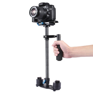 Stabilizzatore portatile in fibra di carbonio PULUZ 38,5-61 cm per video e fo...