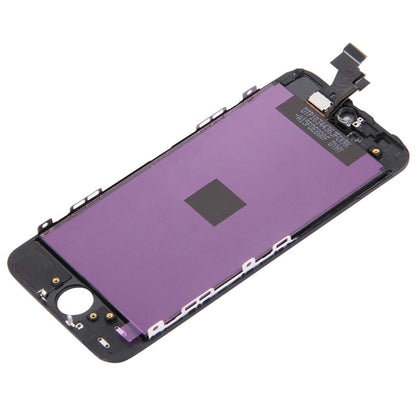 Schermo LCD e digitalizzatore assemblato completo con cornice per iPhone 5, 3 in 1 for i5 White, 3 in 1 for i5 Black