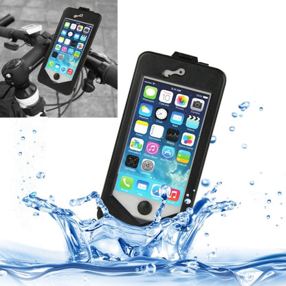 Portabici combinato con rotazione di 360 gradi a 3 strati (plastica + schermo touch + vassoio in silicone) per iPhone 5 e 5S, 360 Degree Rotation Bicycle Holder