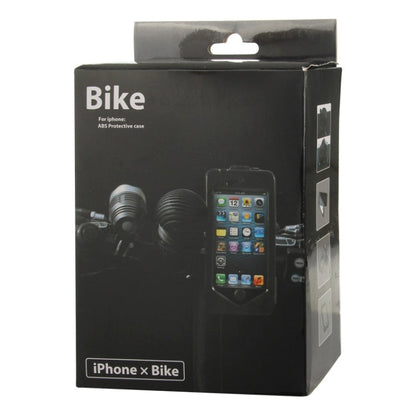 Portabici combinato con rotazione di 360 gradi a 3 strati (plastica + schermo touch + vassoio in silicone) per iPhone 5 e 5S, 360 Degree Rotation Bicycle Holder