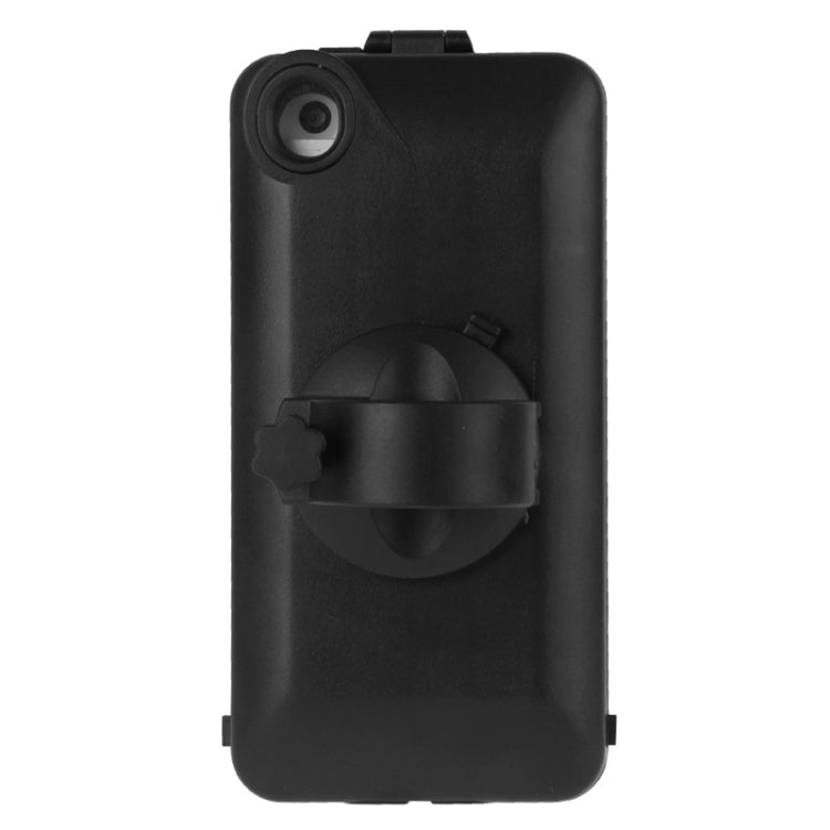 Portabici combinato con rotazione di 360 gradi a 3 strati (plastica + schermo touch + vassoio in silicone) per iPhone 5 e 5S, 360 Degree Rotation Bicycle Holder