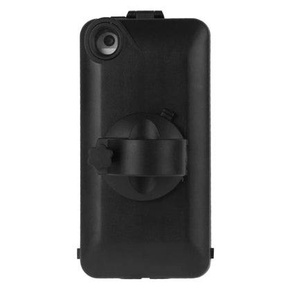Portabici combinato con rotazione di 360 gradi a 3 strati (plastica + schermo touch + vassoio in silicone) per iPhone 5 e 5S, 360 Degree Rotation Bicycle Holder