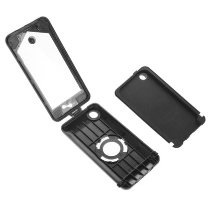 Portabici combinato con rotazione di 360 gradi a 3 strati (plastica + schermo touch + vassoio in silicone) per iPhone 5 e 5S, 360 Degree Rotation Bicycle Holder