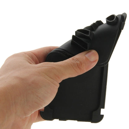 Portabici combinato con rotazione di 360 gradi a 3 strati (plastica + schermo touch + vassoio in silicone) per iPhone 5 e 5S, 360 Degree Rotation Bicycle Holder