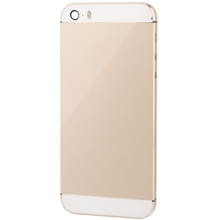 cover-posteriore-in-lega-con-alloggiamento-completo-con-pulsante-mute-pulsante-di-accensione-pulsante-del-volume-vassoio-per-scheda-nano-sim-per-iphone-5s-for-iphone-5s - immagine 2