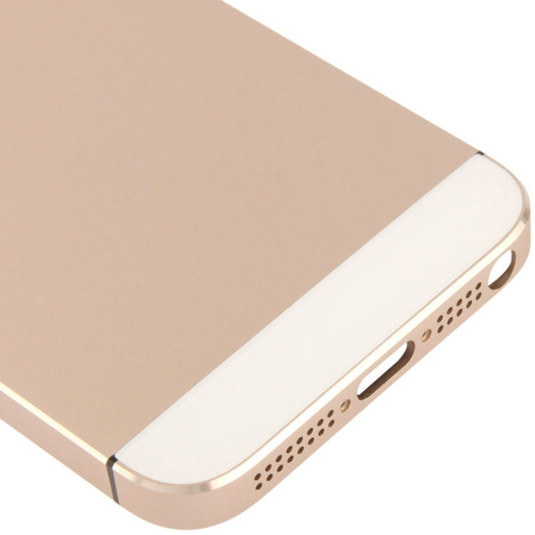 cover-posteriore-in-lega-con-alloggiamento-completo-con-pulsante-mute-pulsante-di-accensione-pulsante-del-volume-vassoio-per-scheda-nano-sim-per-iphone-5s-for-iphone-5s - immagine 5