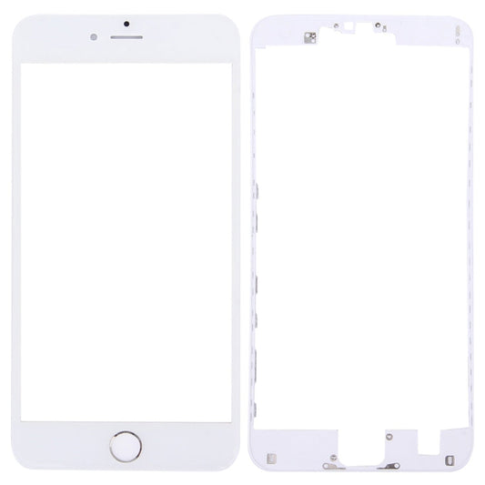 Kit 3 in 1 per iPhone 6s Plus: Lente in Vetro, Cornice LCD e Pulsante