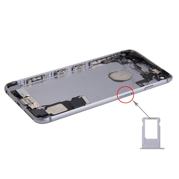 Cover posteriore con vassoio scheda per iPhone 6s Plus