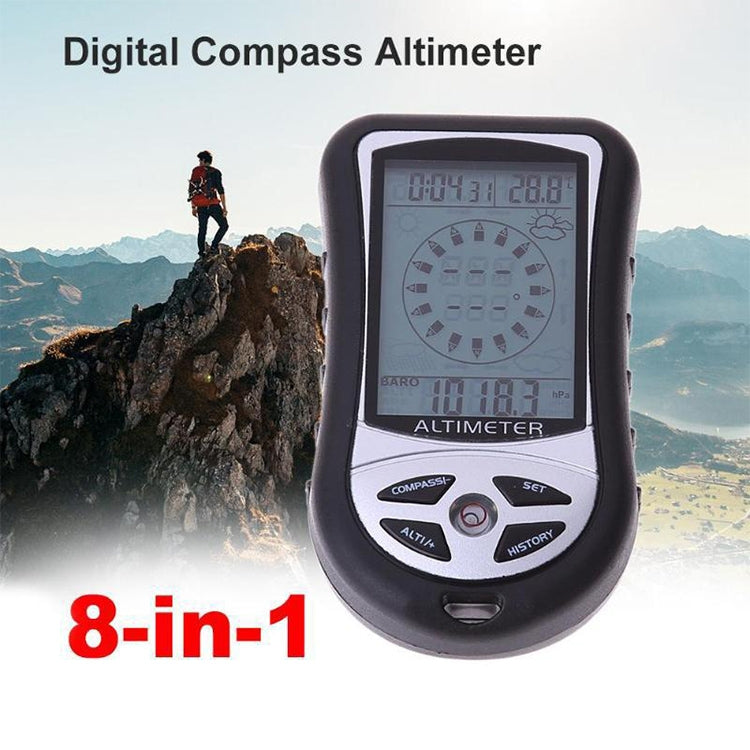 Termometro Barometro Altimetro Bussola Digitale, Digital Compass  2