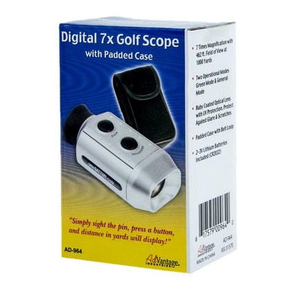 Telescopio digitale da golf 7x/strumento di misura digitale con custodia imbottita