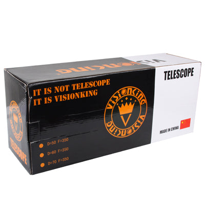 Telescopi astronomici F350 x D70 (lunghezza di espansione: 500 mm, altezza di espansione degli stent: 400 mm), F350 x D70