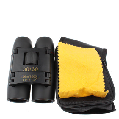Mini binocolo per telescopio da esterno con visione diurna multistrato rosso da 7,2 gradi 126 m/1000 m 30 x 60 mm, 30X60 7.2 degrees Field