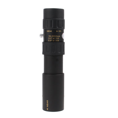 Telescopio monoculare da 10-30 x 25 mm per zaino in spalla/escursionismo, 10-30x25
