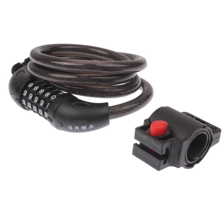 Striscia di blocco del filo di acciaio del motociclo della bicicletta a 5 cifre, 5 Digits Steel Wire Lock